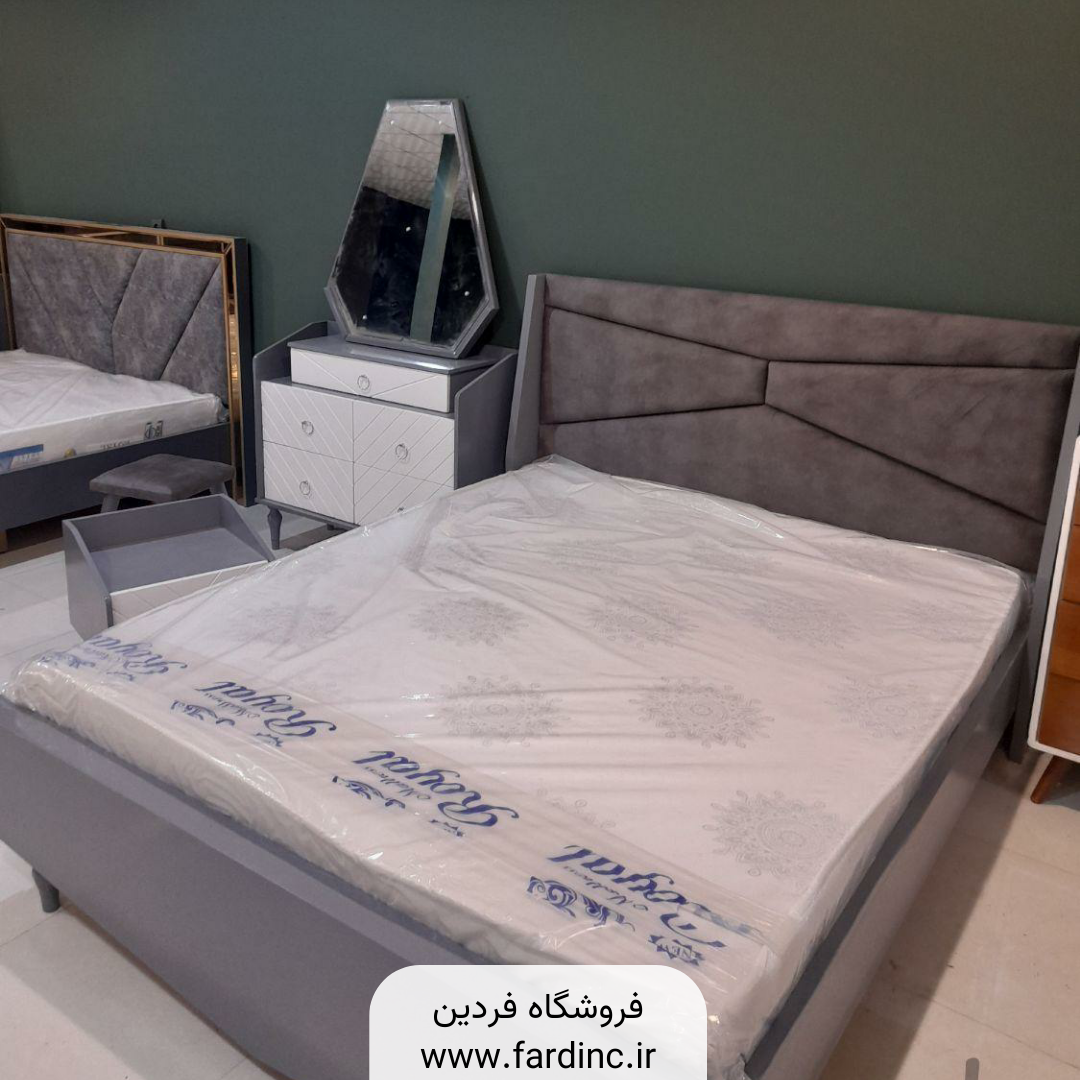 Gray Minimalist Watch Product Instagram Post (1) تخت خواب مدل آوین - Image 1